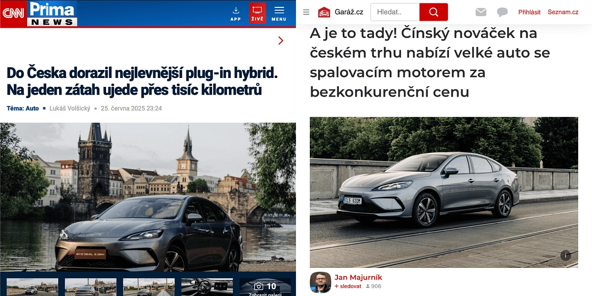 Značce BYD jsme pomohli vstoupit na český trh
